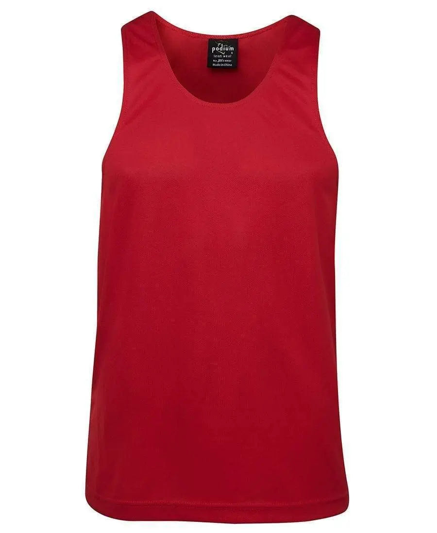 Jb's Wear Casual Wear Red / S JB'S Poly Singlet 7PS